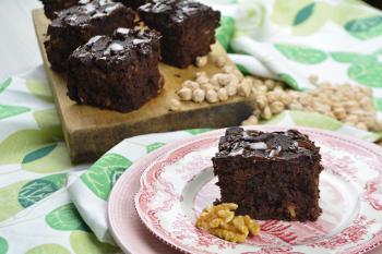 Imagen de la receta de Brownie de chocolate y garbanzos