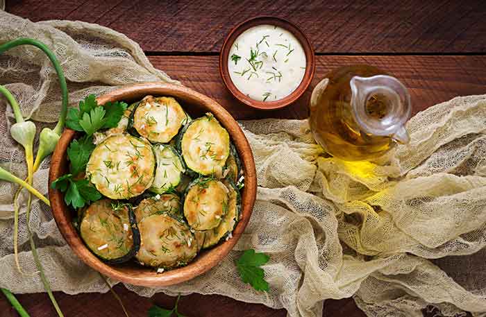 como hacer calabacin al ajillo