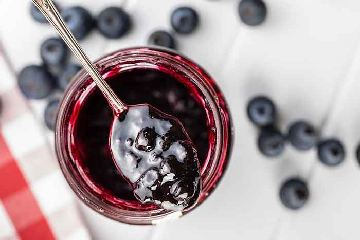 receta de mermelada de arandanos