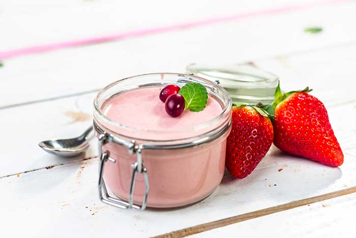 como hacer mousse de fresa
