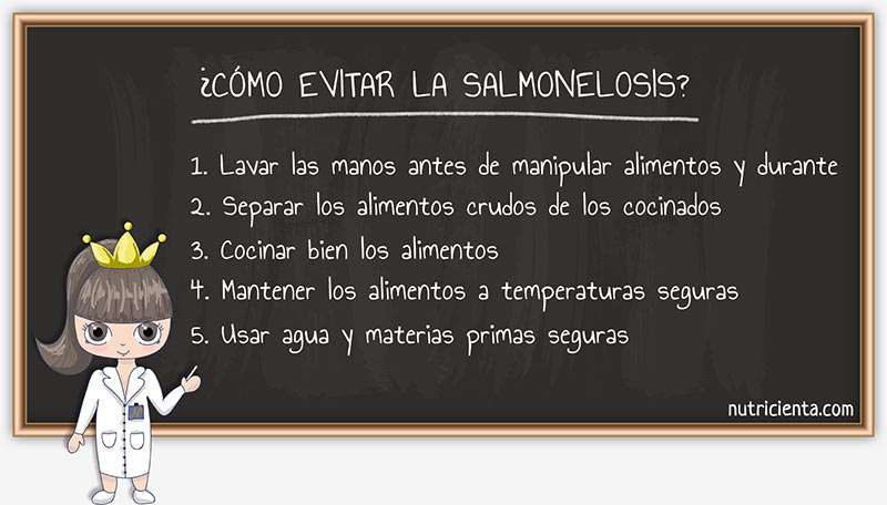 como evitar el contagio por salmonelosis