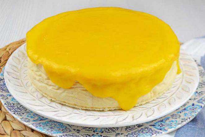 Receta de Cheesecake de mango