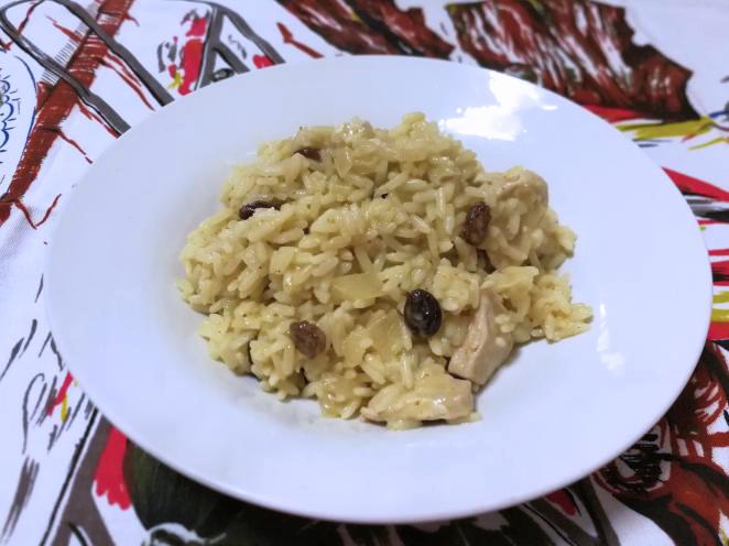 Receta de Risotto con coco y curry (por Helena)