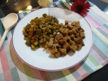Imagen de la receta de Seitán a la plancha con salteado de verduras
