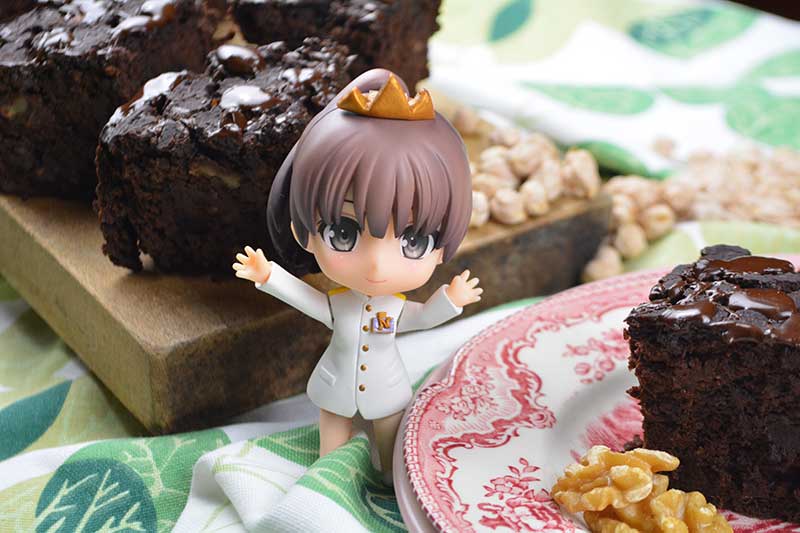 Delicioso, sano y nutritivo brownie de chocolate sin az?car, ni harinas. Hecho con garbanzos.