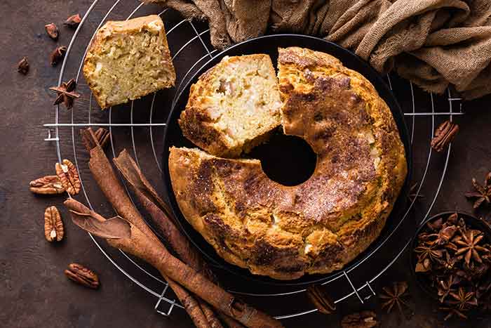 receta bizcocho de canela o cinnamon rolls