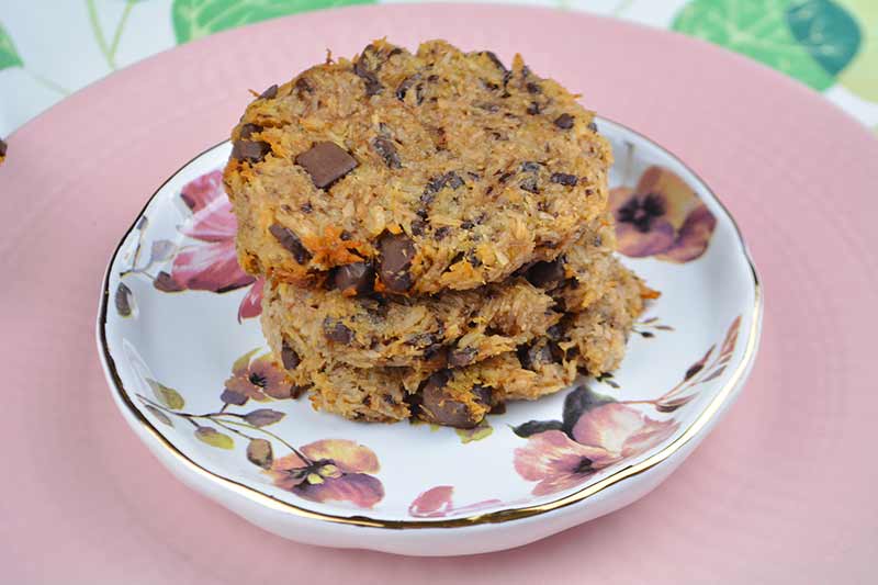 galletas de coco y chocolate sin harina, sin huevos, sin azucar, sin leche 1