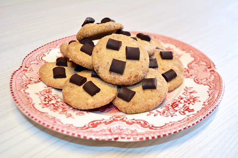 receta de galletas de avena al microondas