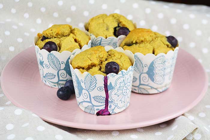 receta de muffins de arandanos saludables sin azucar 1