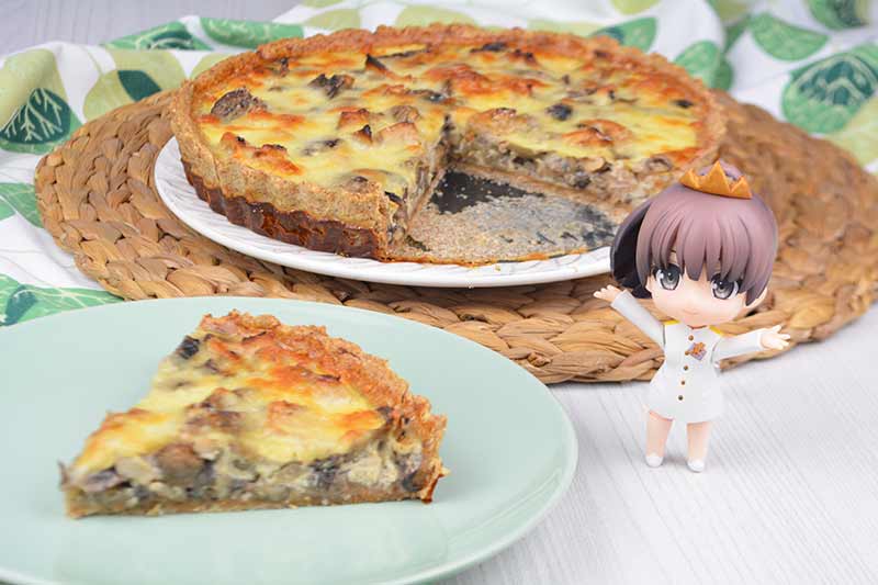 receta de pastel de pollo y champinones 2