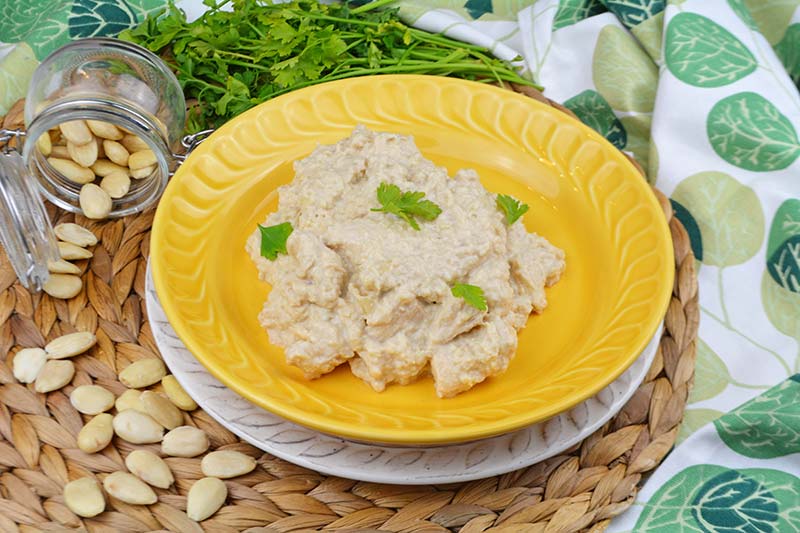 receta de pollo en salsa de almendras 1