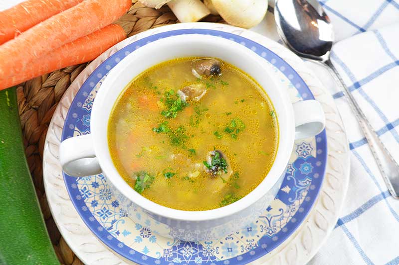 receta de sopa de verdura y garbanzos 1