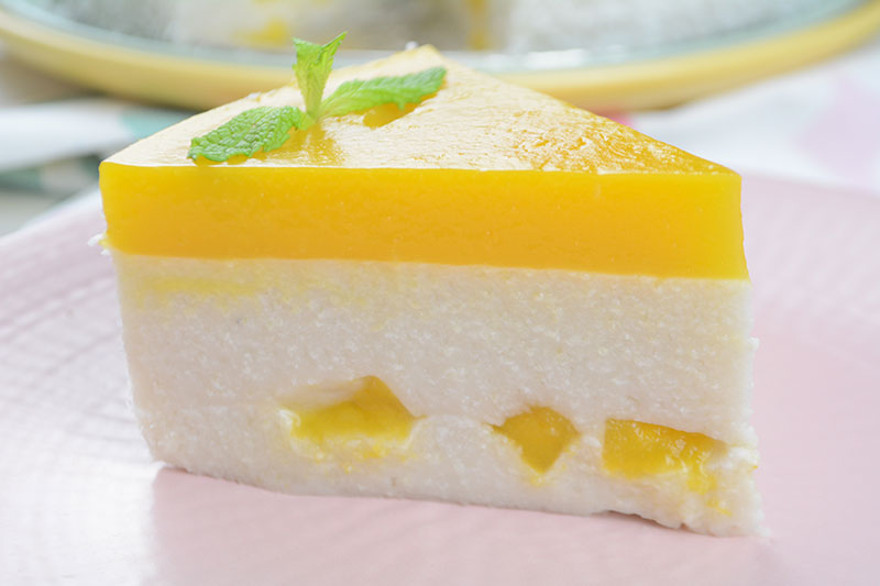 Deliciosa y f?cil tarta de mango y coco por nutricienta