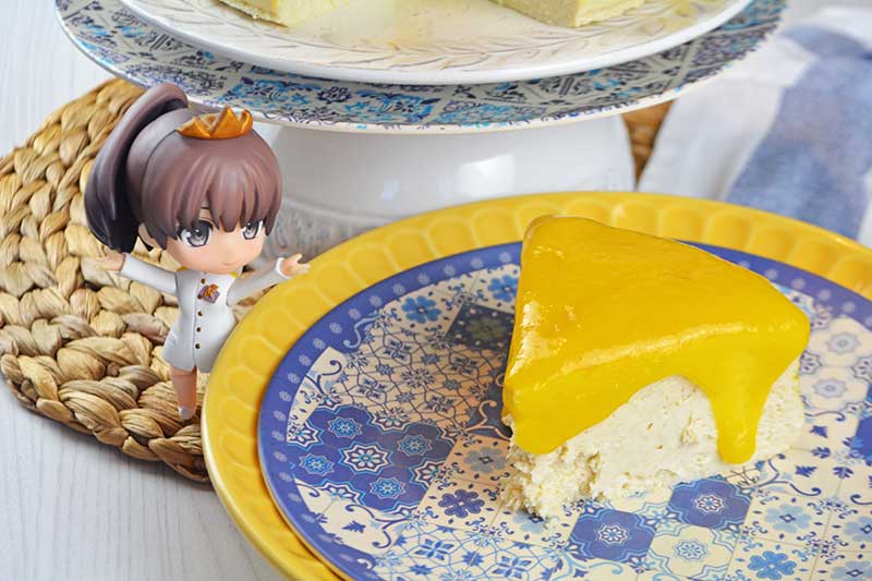 receta de cheesecake de queso y mango sin azucar 2