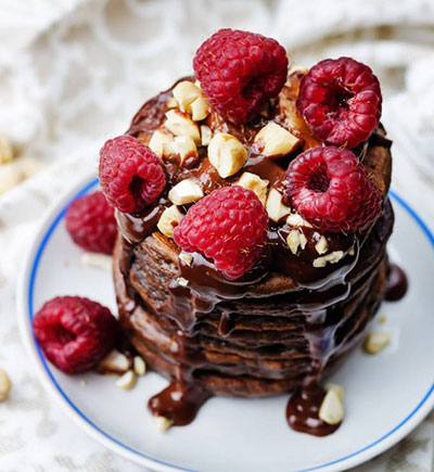 receta de tortitas de avena y chocolate
