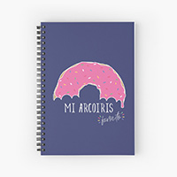 Merchandising de Nutricienta - Cuaderno de espiral - Mi arcoíris favorito