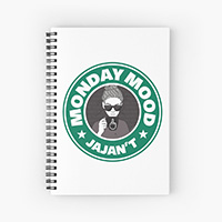 Merchandising de Nutricienta - Cuaderno de espiral - Monday mood