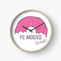 Merchandising de Nutricienta - Reloj de pared - Mi arcoíris favorito