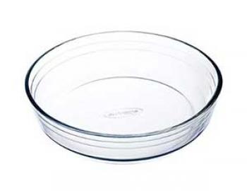 Molde redondo de vidrio